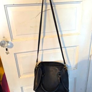 Vintage blue leather Coach purse